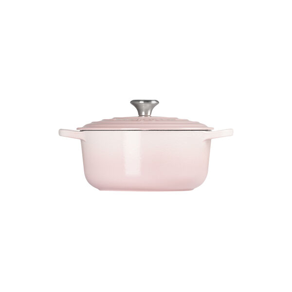 Signature gjutj&auml;rn rund gryta &Oslash; 20 cm, shell pink, Le Creuset