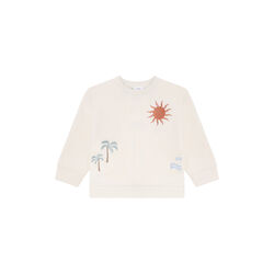 HCSejer Palms Sweatshirt, sandshell, Hust & Claire