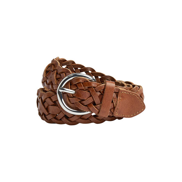 HarlynMBG Braided Belt, cognac, Markberg