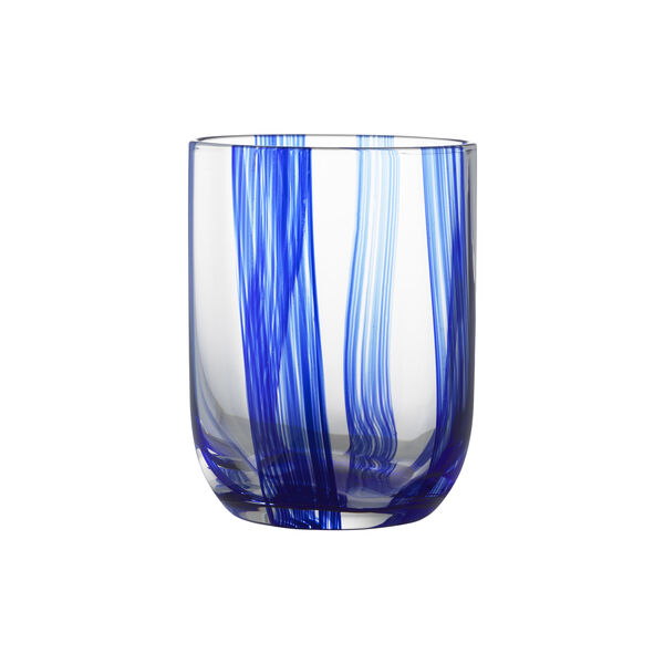 Stripe Glass 39 cl, blue stripes Stripe Glass 39 cl, blue stripes, Normann Copenhagen