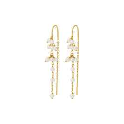 Ocean Treasure Earchains, guld, Pernille Corydon Jewellery