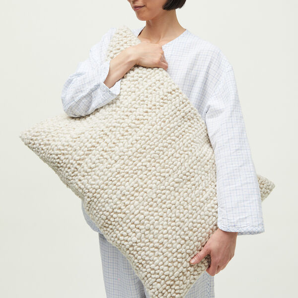 Idras Pillow, pure ecru, Aiayu