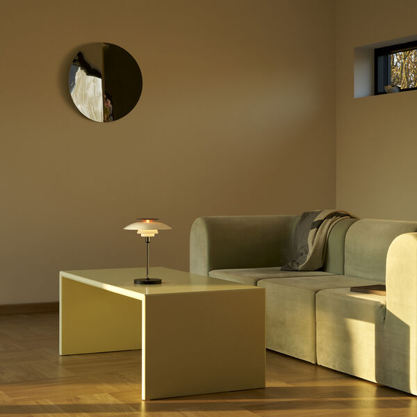 PH 80 Portabel lampa, opal white/high lustre chrome plated, Louis Poulsen