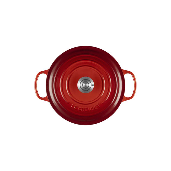 Signature gjutj&auml;rn rund gryta | 26 cm | Cerise, Le Creuset