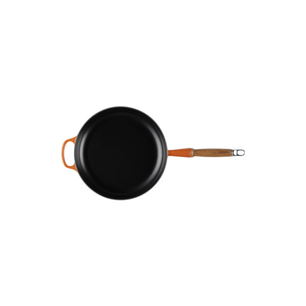 Signature gjutj&auml;rn stekpanna med tr&auml;handtag &Oslash; 28 cm, volcanic, Le Creuset
