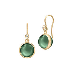 Prime Earrings, gold/turmalin, Julie Sandlau