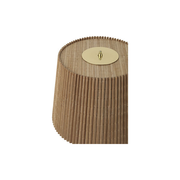 9205 Table Lamp, brass/bamboo, GUBI