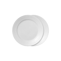 White Fluted tallrik, 27 cm, Royal Copenhagen