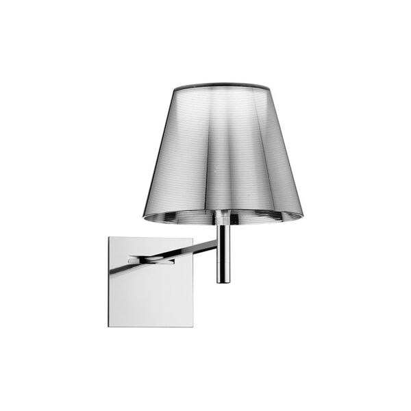 Ktribe W vägglampa, aluminerat silver, Flos