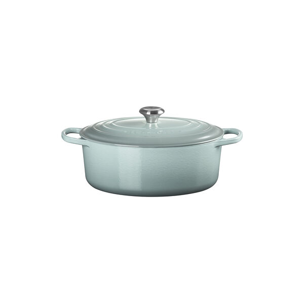 Signature gjutj&auml;rn oval gryta &Oslash; 31 cm, sea salt, Le Creuset