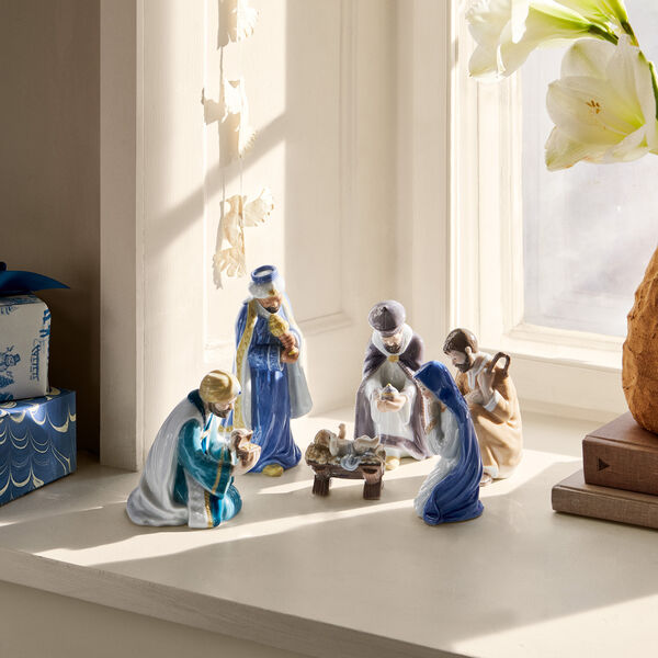 Nativity Set Josef, Maria och Jesusbarnet, Royal Copenhagen