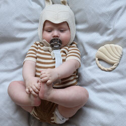 Napphållare, classic stripes blue, Cam Cam Copenhagen