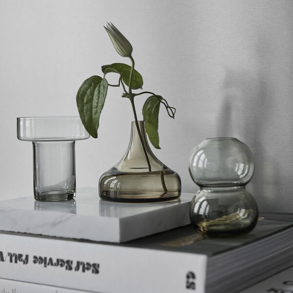 Midsummer Water Avens Mini vas 8,2 cm, brown, Orrefors