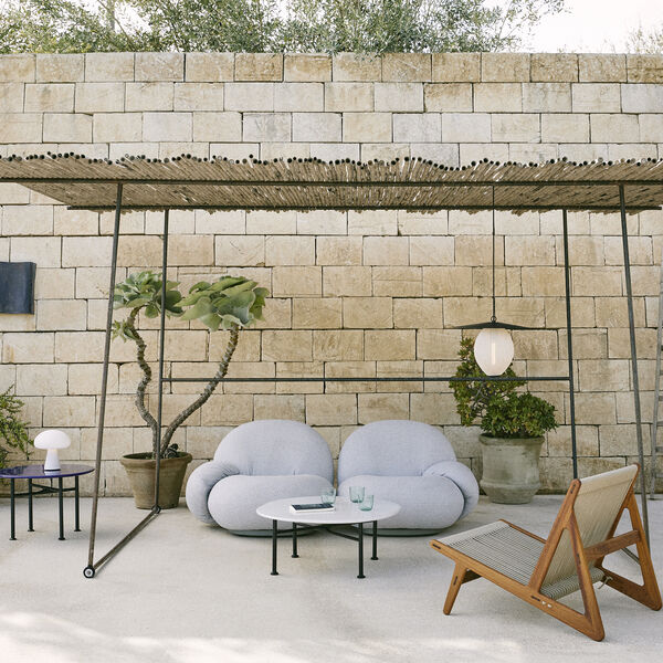 Carmel Coffee Table, clam white, GUBI