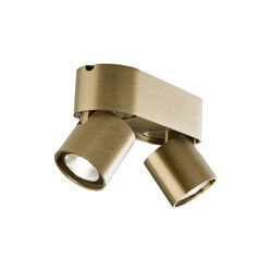 AURA C2 taklampa, brass, LIGHT-POINT