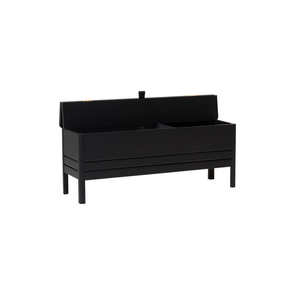 A Line Storage Bench, black, Form & Refine