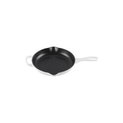 Signature gjutj&auml;rn stekpanna &Oslash; 23 cm, vit, Le Creuset