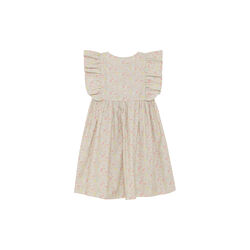 Dress SS in Liberty Fabric, double cream, HUTTEliHUT