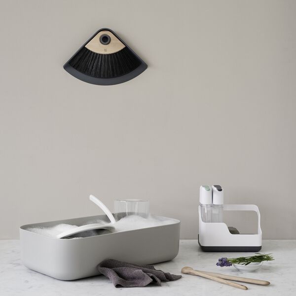 SWEEP-IT sopskyffel & kvast, grey, RIG-TIG