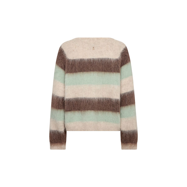 MMSuvi Stripe Knit, frosty green, MOS MOSH