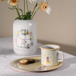 Mumin emaljmugg blommor, Muurla