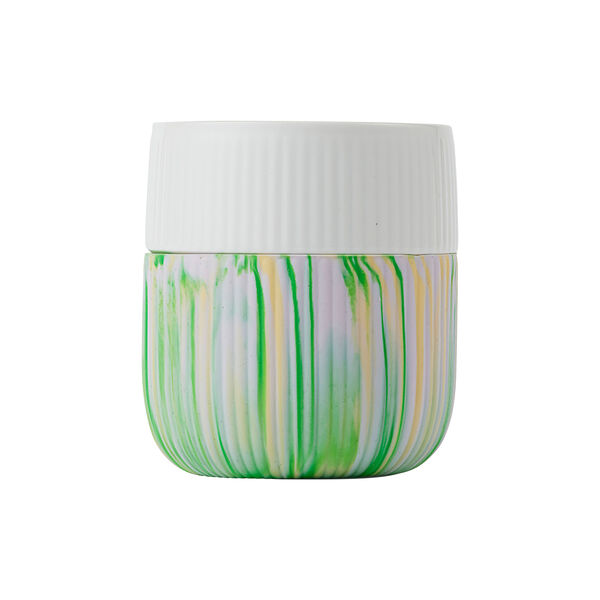 Fluted Contrast Marble Mugg 35 cl, limeburst, Royal Copenhagen
