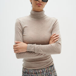 FangIW Rollneck, oatmeal melange, InWear