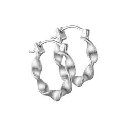 Vridna kreoler, silver, Pure by Nat