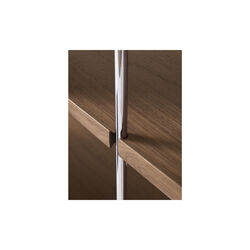 Alima NDS5 | Chrome/Walnut | Shelving System, &Tradition