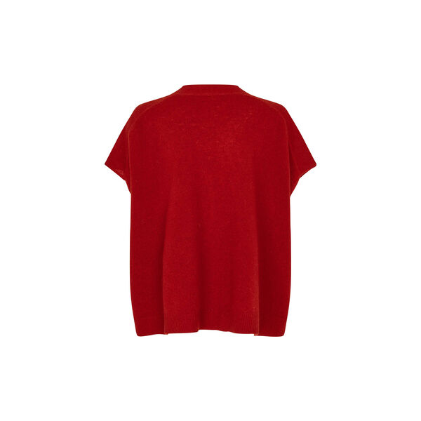 MaLucanne Cardigan, red dahlia, Masai