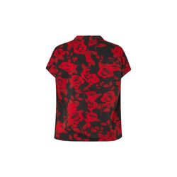 Ruthiemd print SS top, racing rose, Modström
