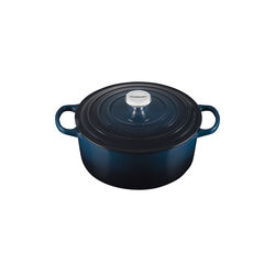 Signature rund gryta Ø 26 cm, nuit, Le Creuset