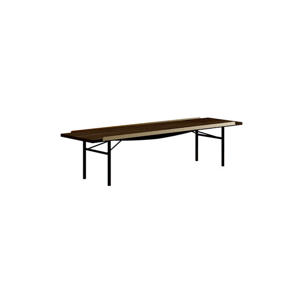 FJ5517 The Table Bench, wenge/brass, House of Finn Juhl&trade; 