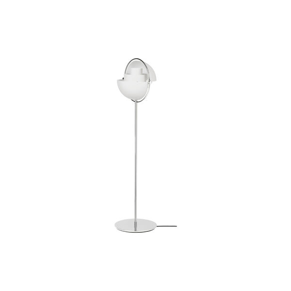 Multi-Lite golvlampa, vit/krom, GUBI