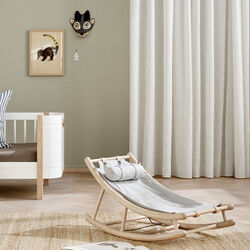 Wood Toddler Rocker, oak/grey, Oliver Furniture