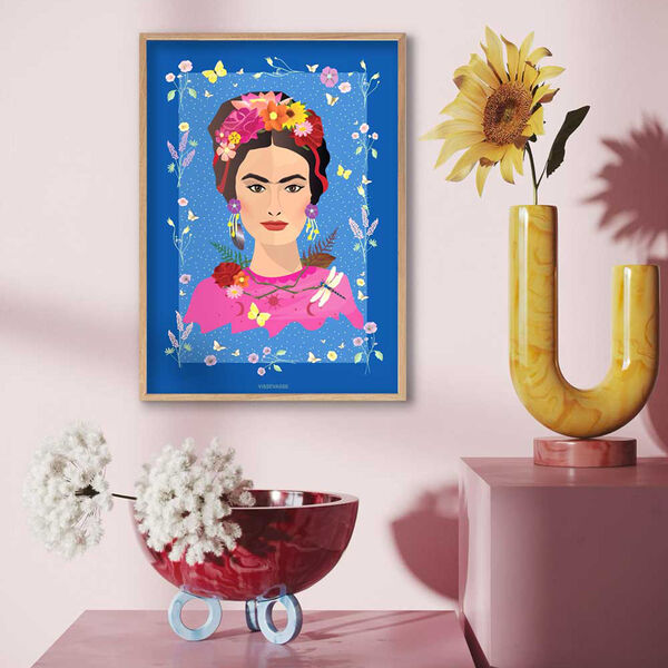 Frida Kahlo Fundraising Poster, ViSSEVASSE