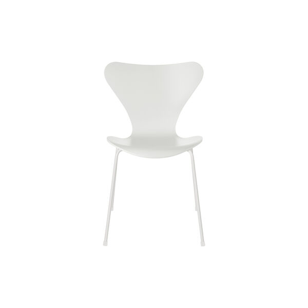 Series 7&trade; 3107 Monochrome stol, lack, vit, Fritz Hansen