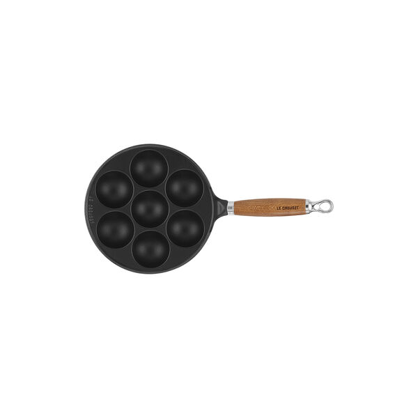 Munkpanna med tr&auml;handtag 20 cm, matte black, Le Creuset