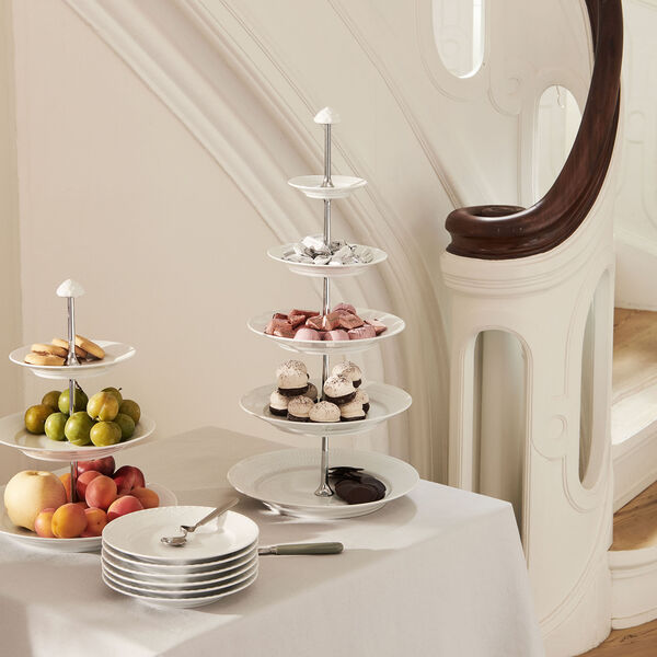 White Fluted Étagère 3 White Fluted Étagère 3, Royal Copenhagen