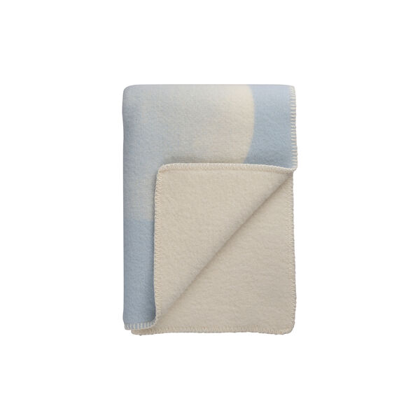 MOON Throw, crescent blue, Røros Tweed