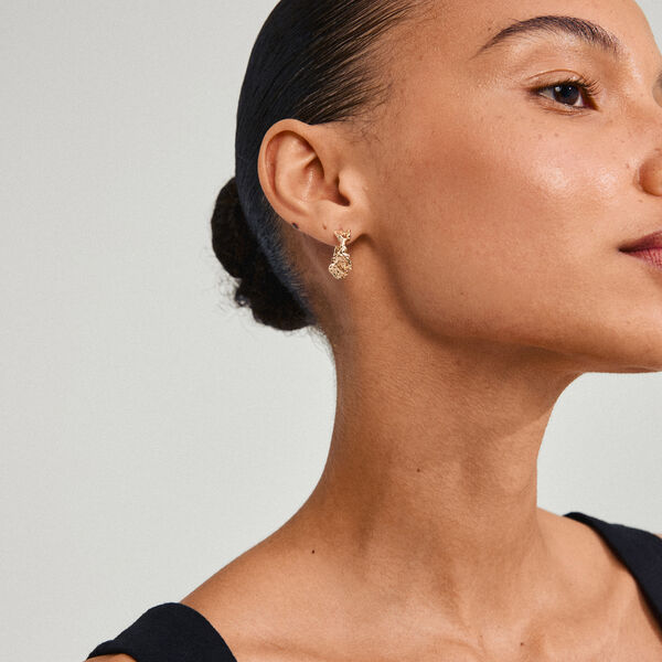 TRUST &Ouml;ronh&auml;ngen Medium, guldpl&auml;terat, Pilgrim