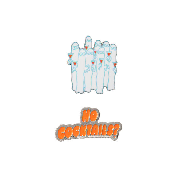 Moomin pin badge set Party Queue 2pc, Moomin Arabia