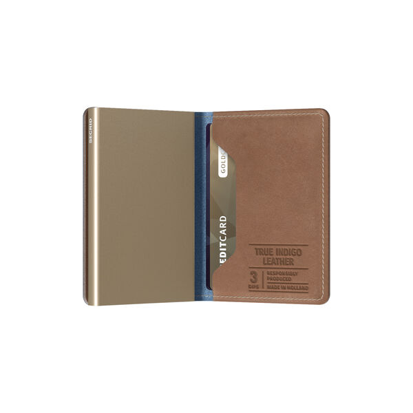 Slimwallet, indigo 3/sand, Secrid