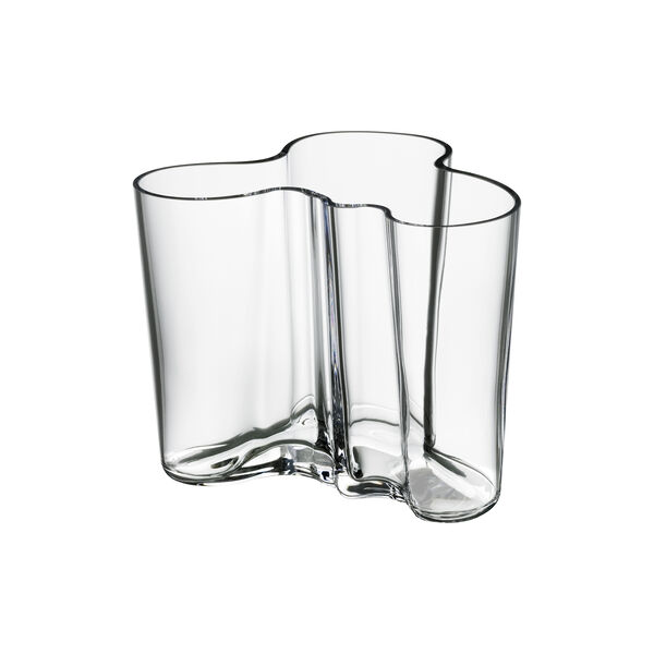 Alvar Aalto vas, genomskinlig, Iittala