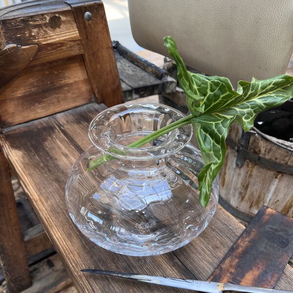 Pumpkin Vas, Baltic Sea Glass