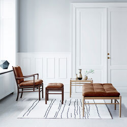 OW149 Colonial Chair loungestol, oljad valnöt/cognac OW149 Colonial Chair loungestol, oljad valnöt/cognac, Carl Hansen & Søn