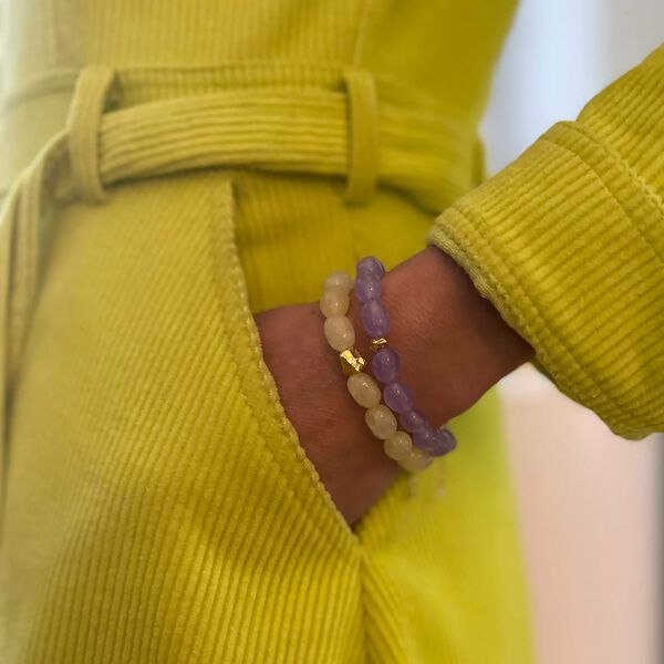 Vilma Armband, lavender, Nuni Copenhagen