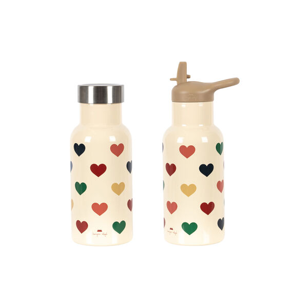 Thermo Bottles, bon coeur coloré, Konges Sløjd
