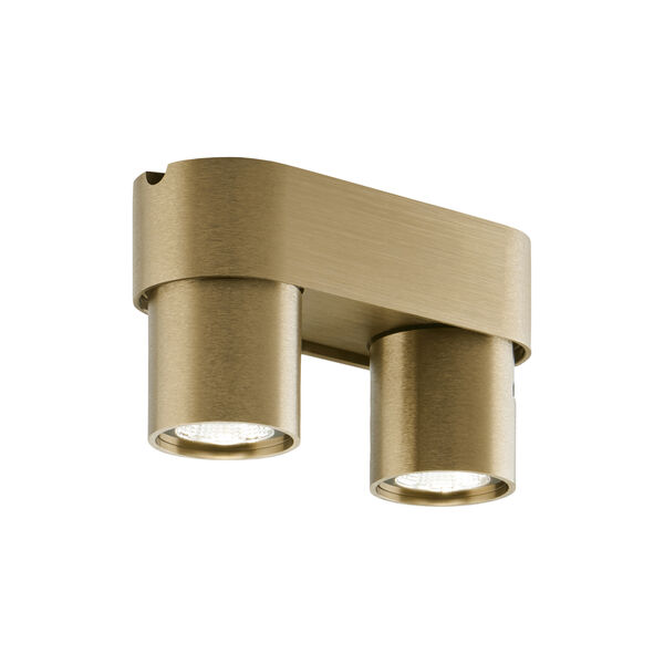 AURA C2 taklampa, brass, LIGHT-POINT
