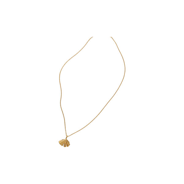 Autumn Leaf Halsband, gold plated, Pernille Corydon Jewellery